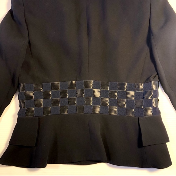 Armani Collezioni Black Peplum Blazer, 8 - Picture 14 of 14
